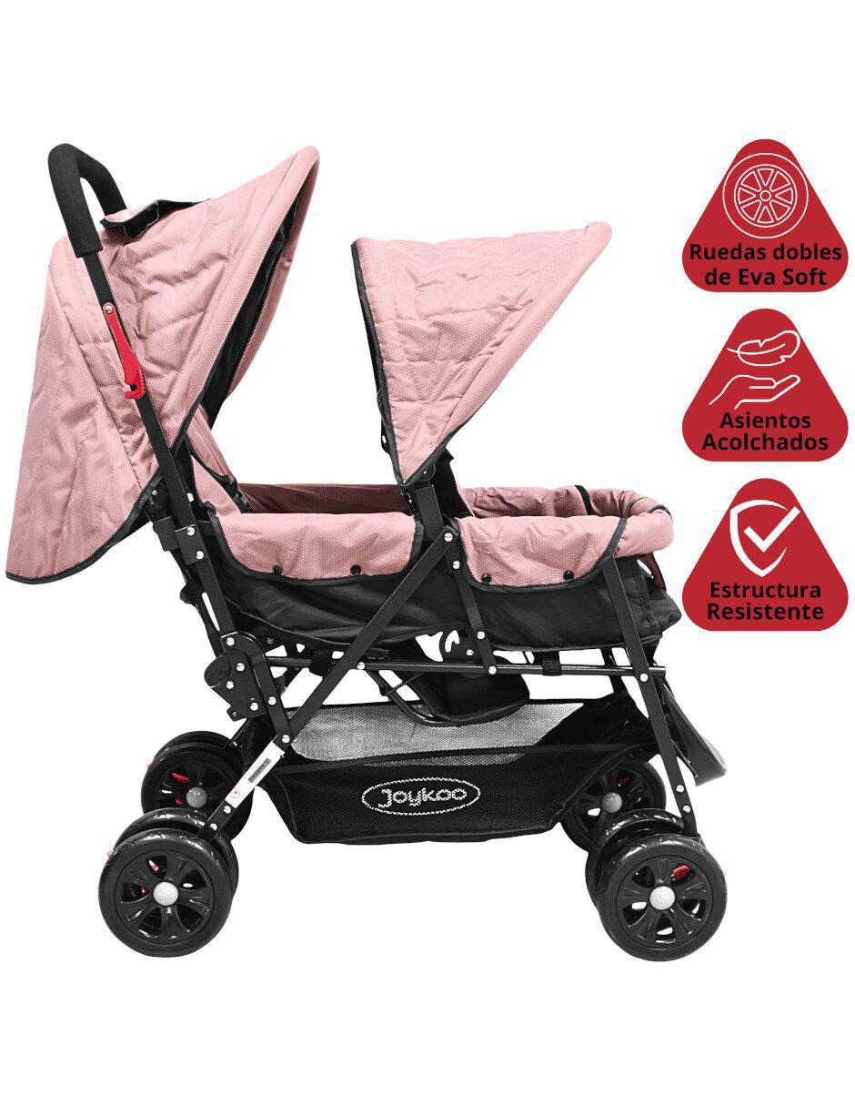 Carriola doble Gemelar plegable 6