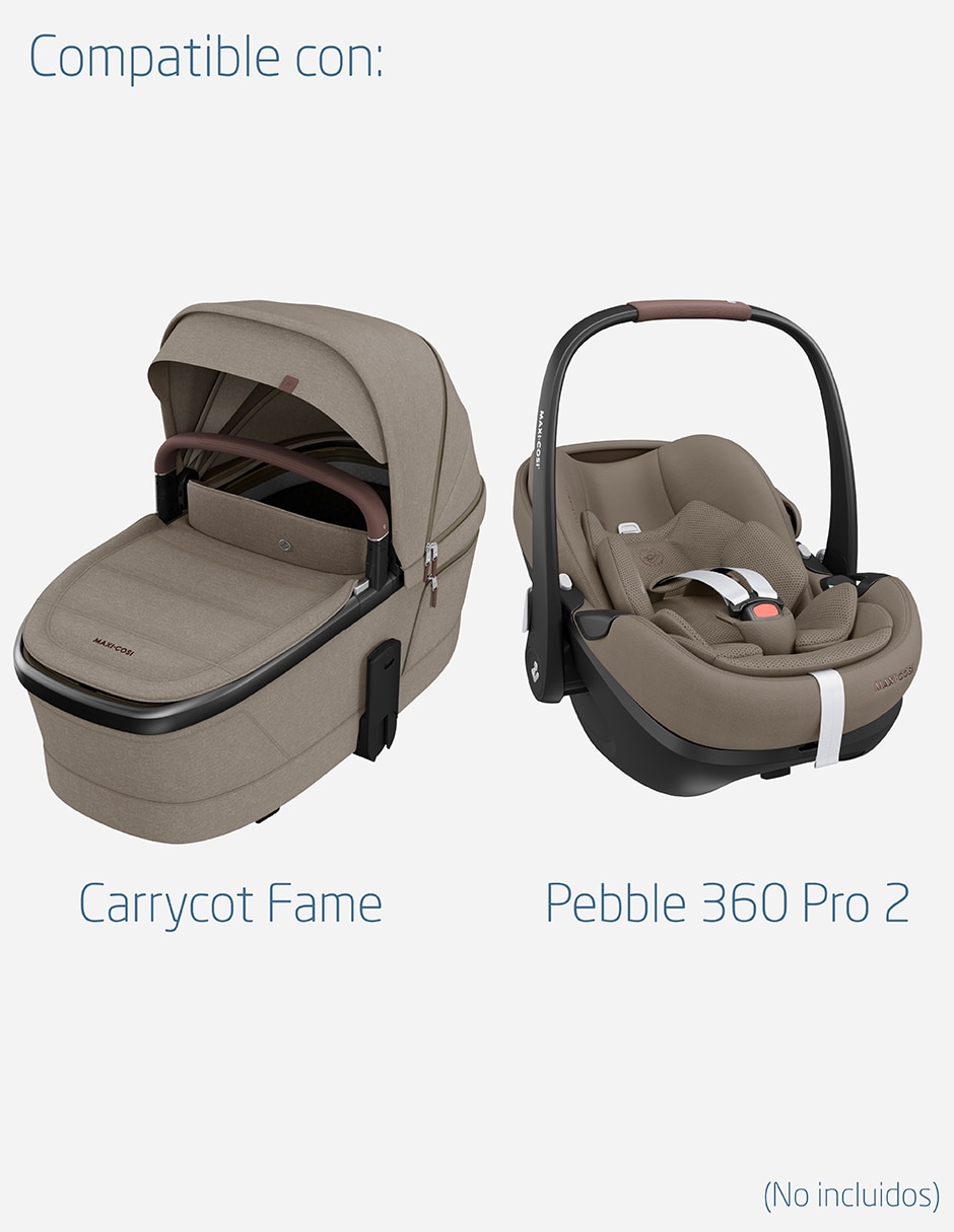 Carriola reversible Fame Twillic Truffle plegable 2