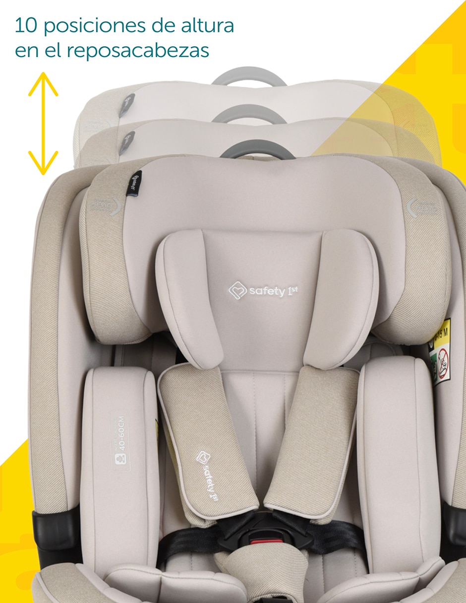 Autoasiento convertible compatible con sistema de anclaje Isofix Grow, Turn and Go 5