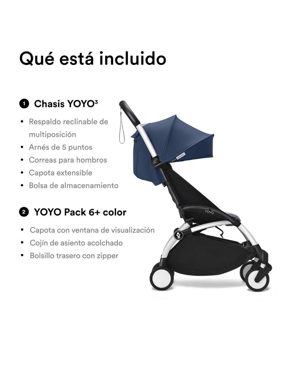 Carriola ultracompacta Yoyo 3 Air France plegable 2